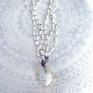 Glass & Beaded Necklace